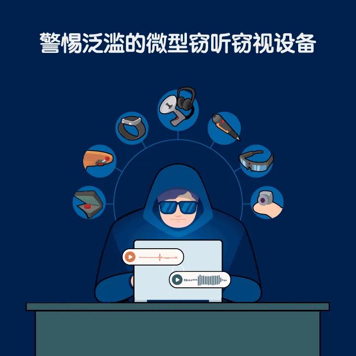 【保密提醒】 各政府單位注意警惕泛濫的微型竊聽竊視器材